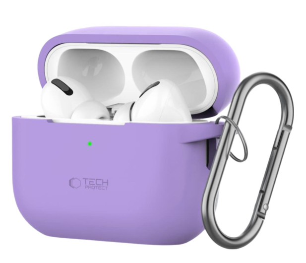Tech-Protect Silicone Hook do Apple Airpods Pro (1.|2. gen.) lavender - 1285337 - zdjęcie